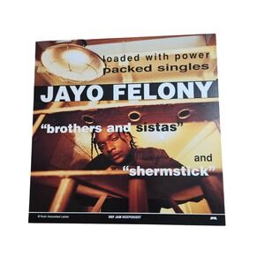 Jayo Felony Take A Ride Sherm Stick 1990 Promo Flat Poster 12x12 D/S Hip Hop